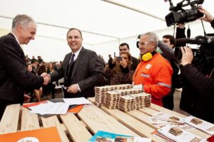 Inauguraciones Fábrica de Pallets Cimientos